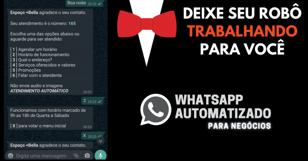 Banner Chatbot Para WhatsApp Focado Em Negócios