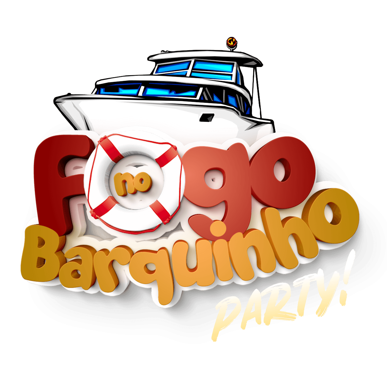 Logo Fogo no Barquinho Party - Edição Especial Neon ( OPEN A NOITE TODA )