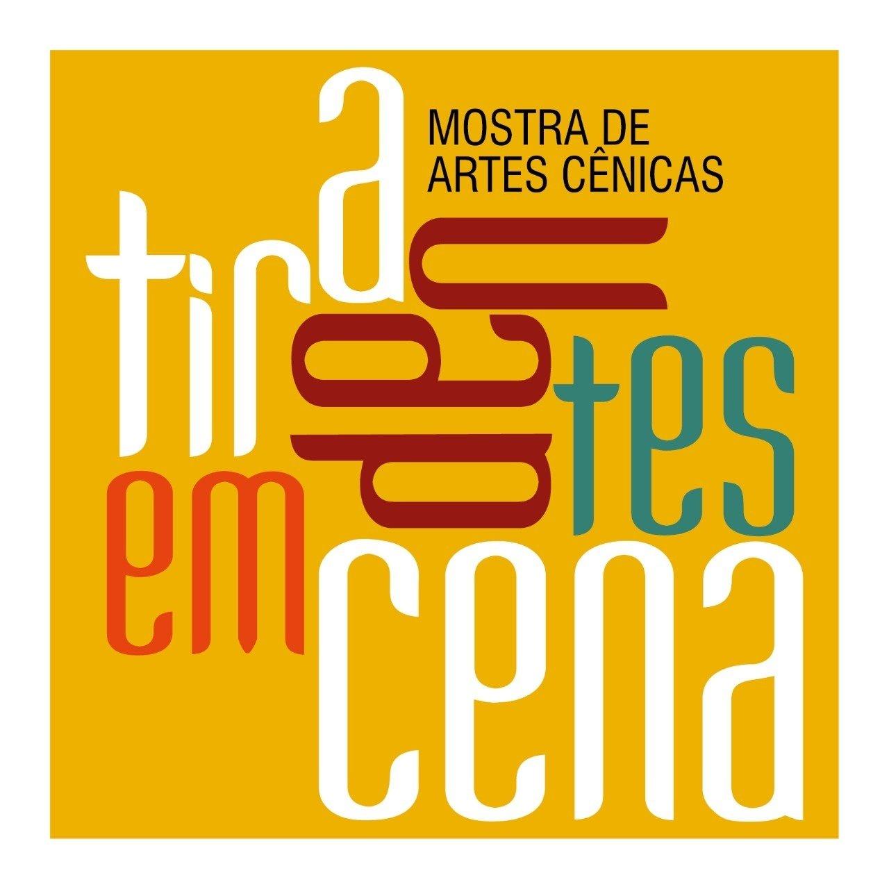 Logo Mostra de Artes Cênicas Tiradentes em Cena