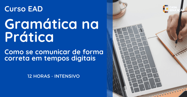 Banner Curso Gramática na Prática | EAD