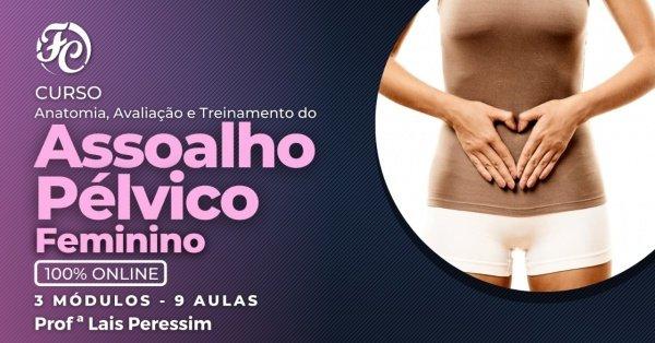 Banner Curso Anatomia, Avaliação e Treinamento do Assoalho Pélvico Feminino