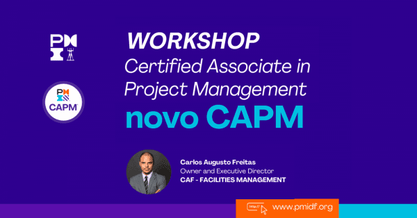 Banner Workshop para Certificação CAPM®