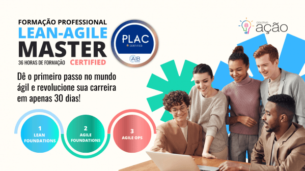 Banner Professional Lean-Agile Master Certified - PLAC | AIB - 5ª turma
