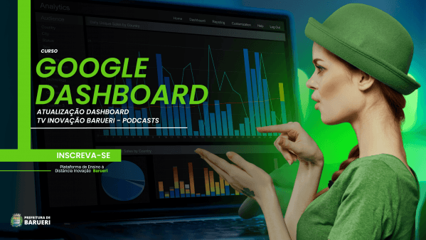 Banner Google dashboard - atualização Dashboard Tv Inovação Barueri - podcasts