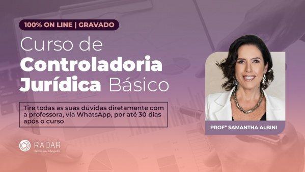 Banner Curso de Controladoria Jurídica Básico - Módulo 1
