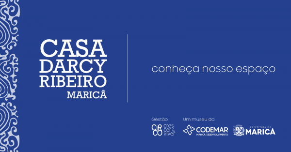 Banner Visitação  - Casa Darcy Ribeiro - Maricá
