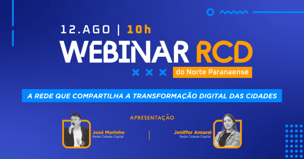 Banner Webinar das Cidades Digitais do Norte Paranaense