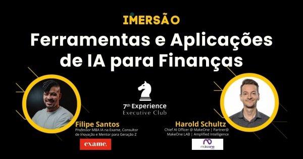Banner IMERSÃO: Ferramentas de Gestão e Produtividade com IA para Profissionais de Finanças