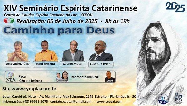 Banner XIV SEMINÁRIO ESPÍRITA CATARINENSE