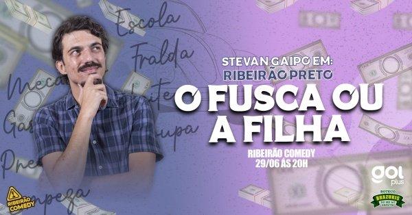Banner STEVAN GAIPO em Ribeirão Preto