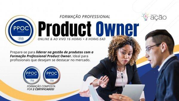 Banner Formação Professional Product Owner | PPOC - AIB | 22ª turma