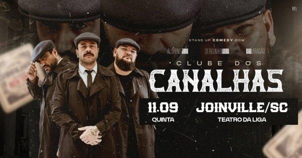 Banner Joinville - Clube dos Canalhas