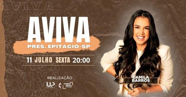 Banner CAMILA BARROS - AVIVA PRES. EPITÁCIO