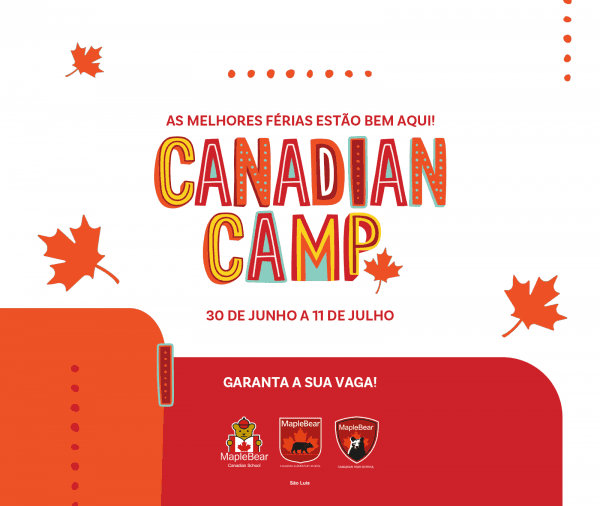 Banner Canadian Camp - Maple Bear São Luís