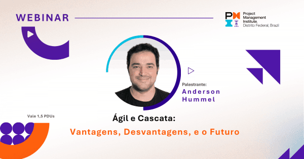 Banner Webinar | Ágil e Cascata: Vantagens, Desvantagens, e o Futuro