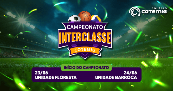 Banner Campeonato Esportivo Interclasse 2025