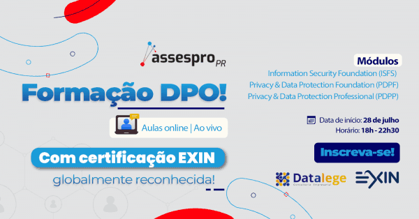 Banner Formação DPO (Encarregado) - Assespro-PR