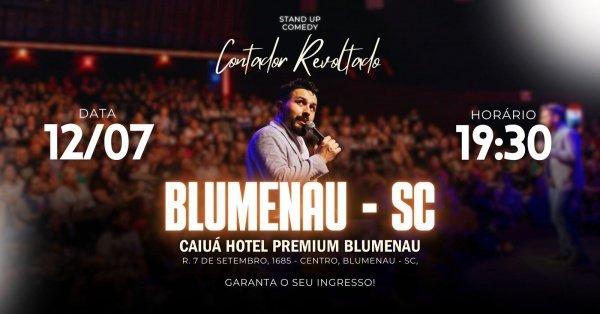 Banner Contador Revoltado - Contabilizando Revoltas em Blumenau