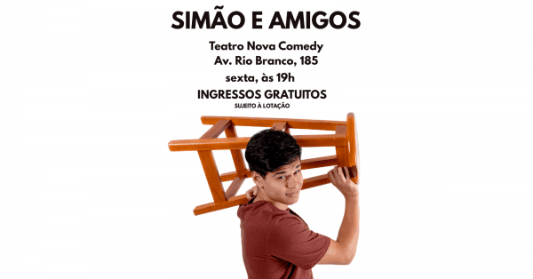 Banner Simão e Amigos - Comédia Stand-up