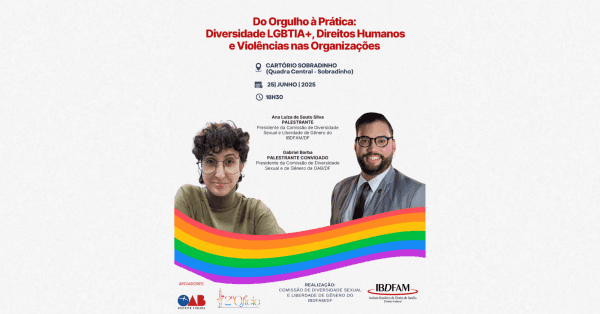 Banner Do Orgulho à Prática:  Diversidade LGBTIA+, Direitos Humanos e Violências nas Organizações