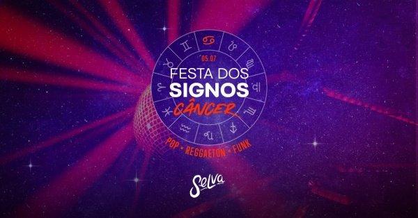 Banner Festa dos Signos na Selva| Câncer | (Sábado | 05.07)