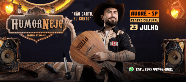 Banner MARCUS CIRILLO em AVARÉ - SP (Show Novo)