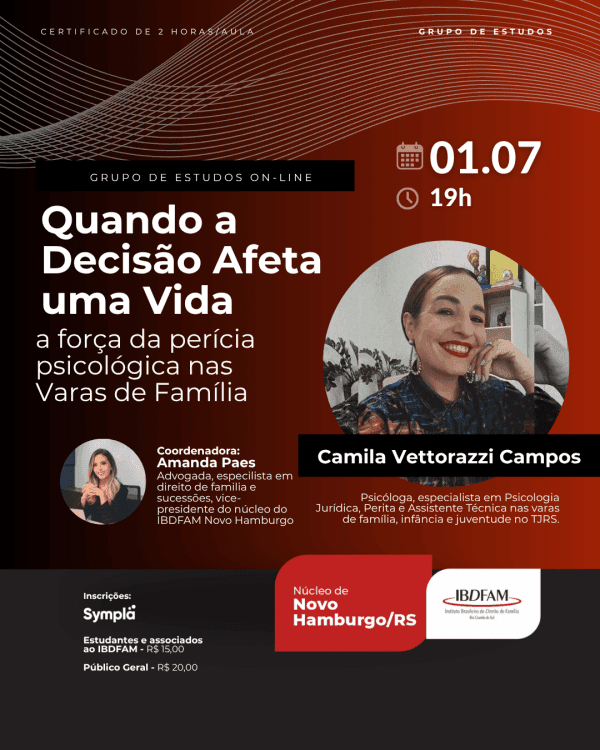 Banner GRUPO DE ESTUDOS | QUANDO A DECISÃO AFETA UMA VIDA