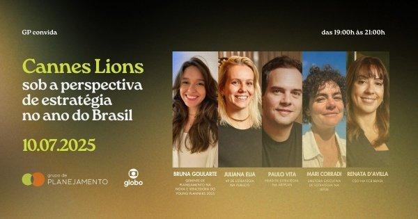Banner Cannes sob a perspectiva de estratégia no ano do Brasil