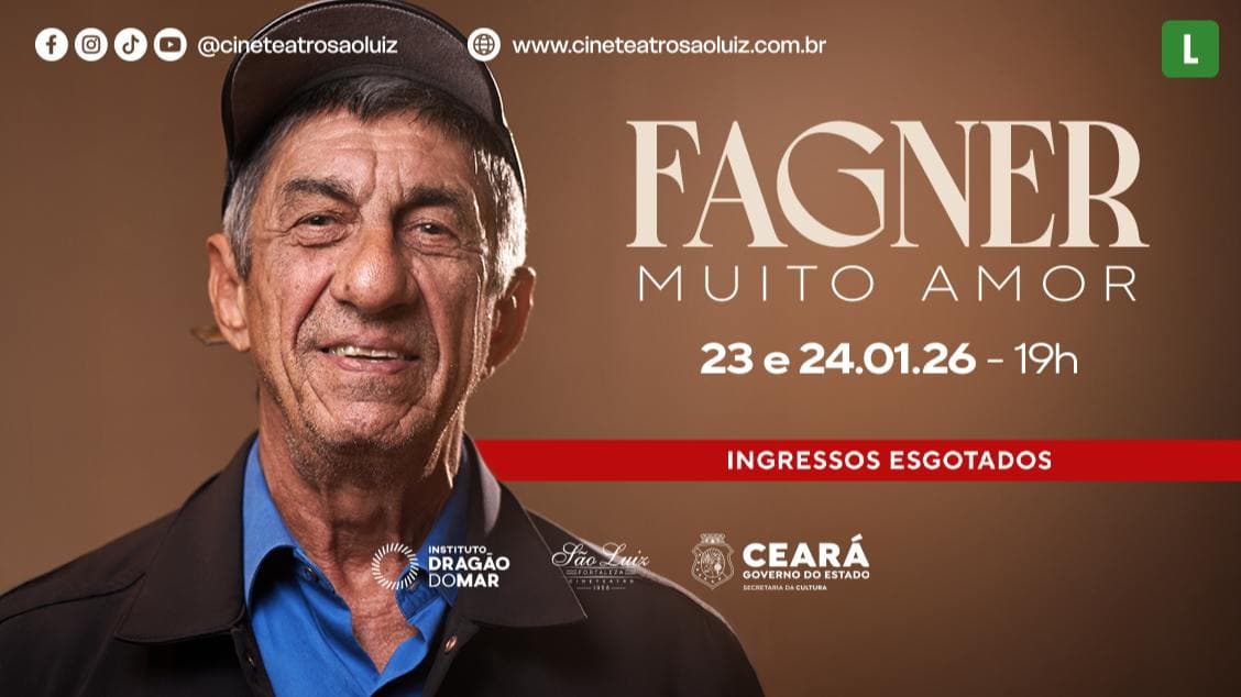 Fagner – Muito Amor em Fortaleza - Sympla