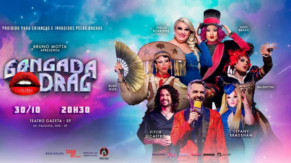 GONGADA DRAG 30 outubro, Quinta 20h30
